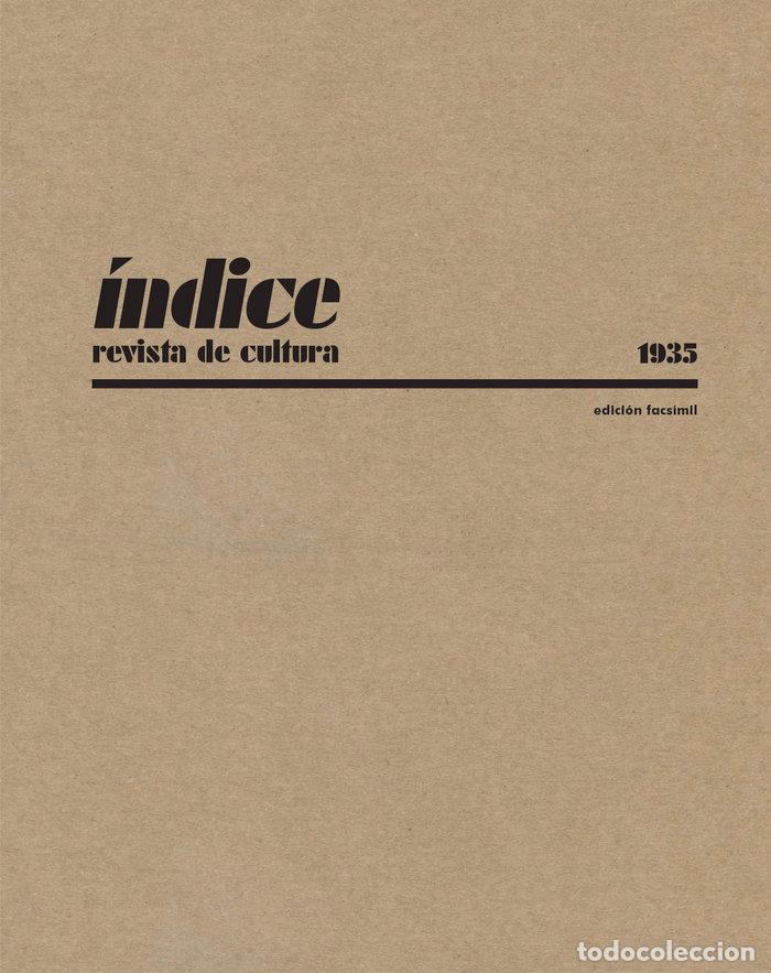 Libros: INDICE REVISTA DE CULTURA - CASTELLS MOLINA, ISABEL