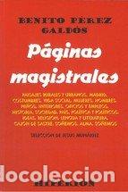 Libri: PAGINAS MAGISTRALES - PEREZ GALDOS, BENITO