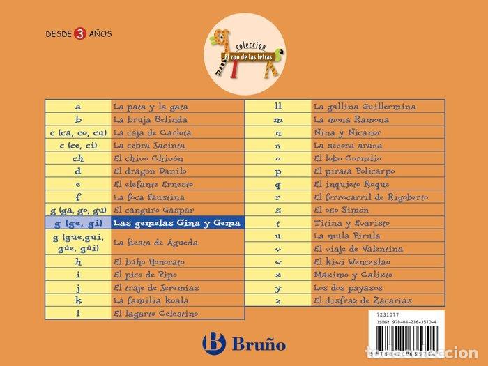 Livres: GEMELAS GINA Y GEMA JUEGA CON LA G - DOUMERC, B.