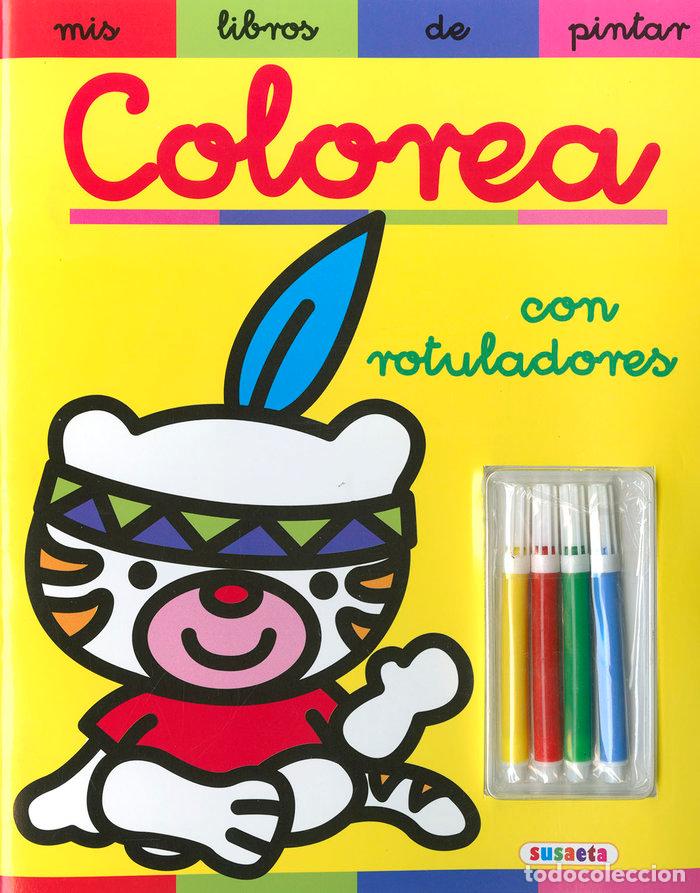 Libros: COLOREA CON ROTULADORES 5 - SUSAETA, EQUIPO