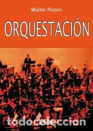 Libros: ORQUESTACION - PISTON, WALTER