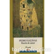 Libros: RAZON DE AMOR - SALINAS, PEDRO