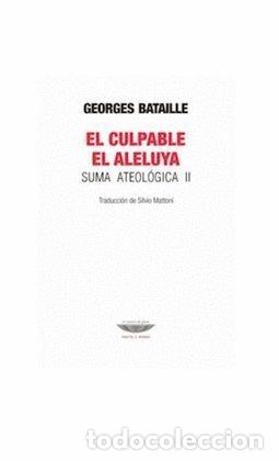 Libros: EL CULPABLE EL ALELUYA - BATAILLE, GEORGES