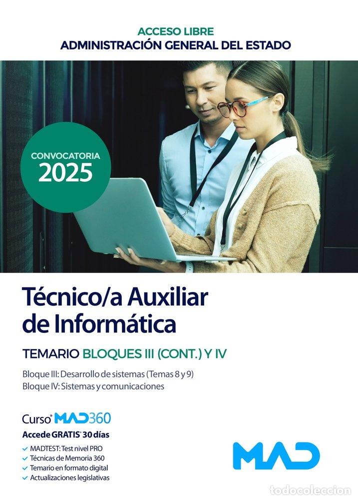 Livres: TECNICO/A AUXILIAR INFORMATICA ACCESO LIBRE TEMARIO III Y I - AA.VV