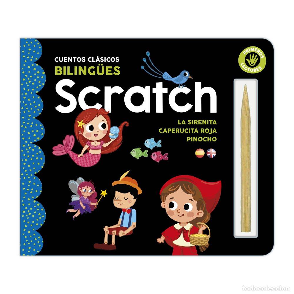 Libros: SCRATCH CUENTOS LA SIRENITA PINOCHO Y LA CAPERUCITA ROJA - IMAGILAND