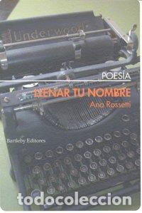 Livros: LLENAR TU NOMBRE - ROSSETTI, ANA
