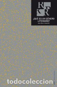 Libros: QUE ES UN GENERO LITERARIO - SCHAEFFER, JEAN MARIE