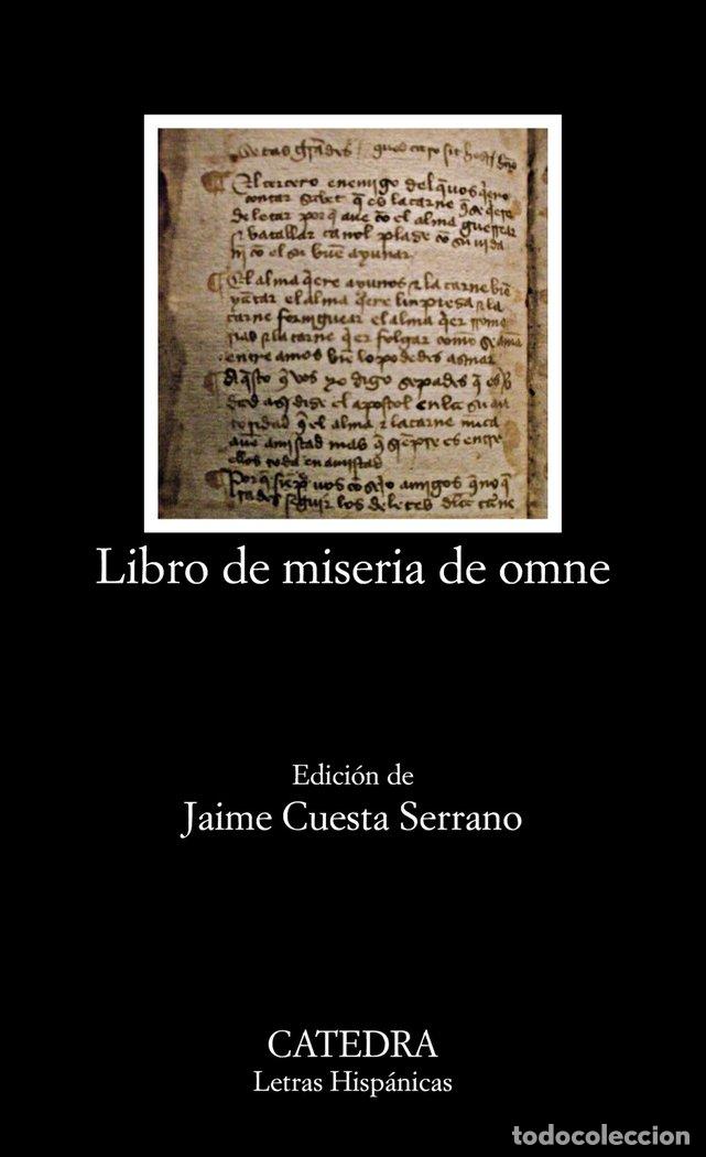 Livres: LIBRO DE MISERIA DE OMNE - ANONIMO