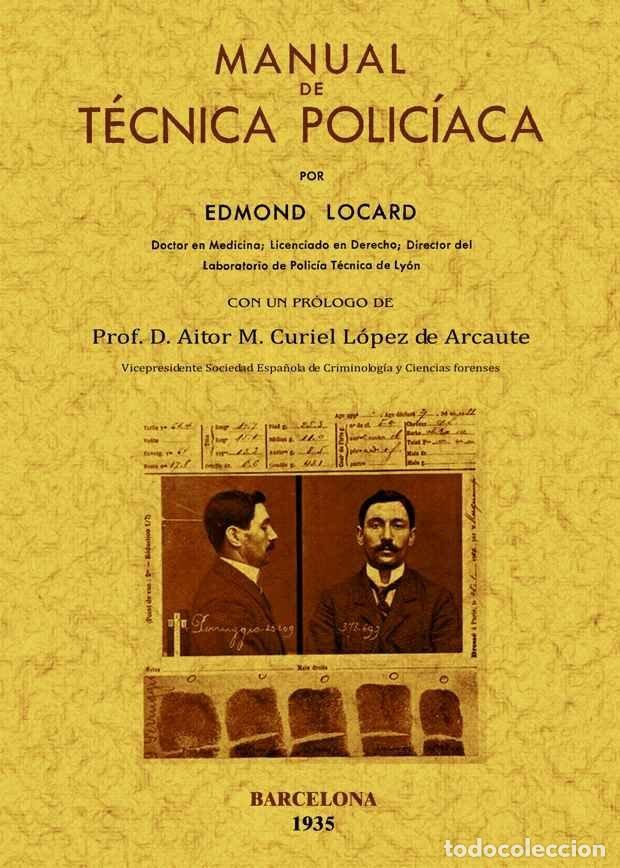 books: MANUAL DE TECNICA POLICIACA - LOCARD, EDMOND