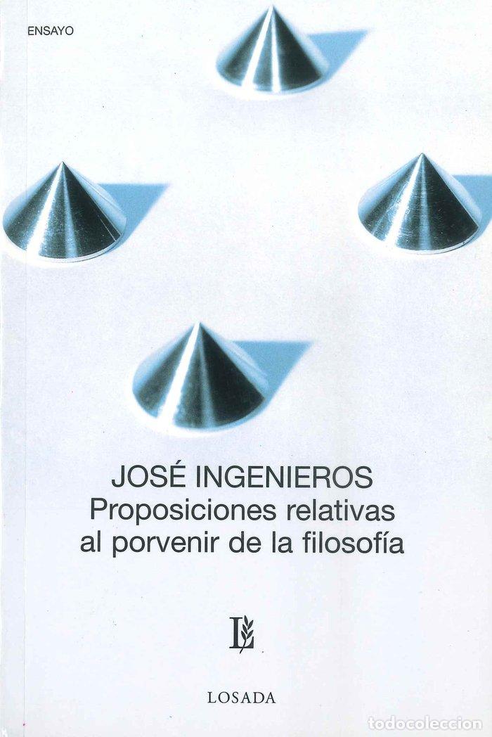B&uuml;cher: PROPOSICIONES RELATIVAS - INGENIEROS, JOSE
