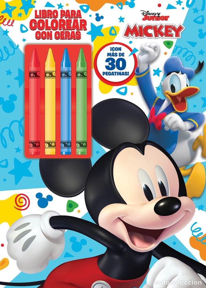 Libros: MICKEY LIBRO PARA COLOREAR CON CERAS - DISNEY
