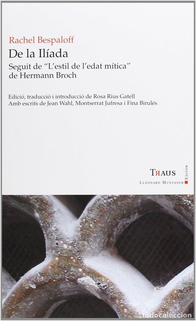 Livros: DE LA ILIADA - BESPALOFF, RACHEL