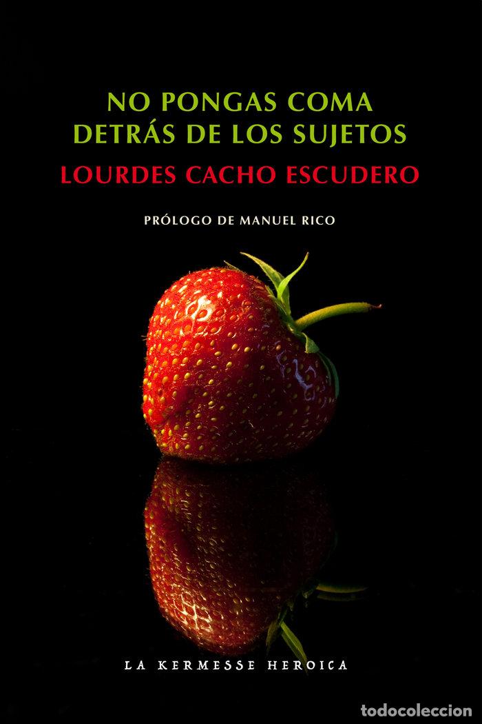 Libros: NO PONGAS COMA DETRAS DE LOS SUJETOS - CACHO ESCUDERO, LOURDES