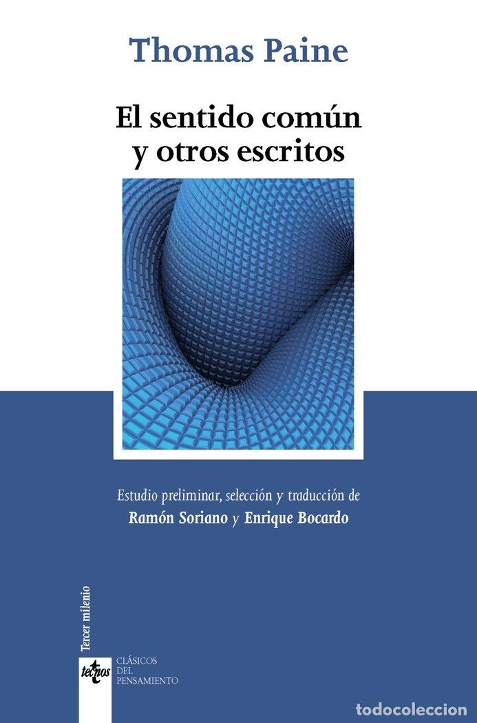books: SENTIDO COMUN Y OTROS ESCRITOS,EL - PAINE, THOMAS