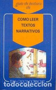 books: COMO LEER TEXTOS NARRATI.GL - GARCIA DOMINGUEZ, E.