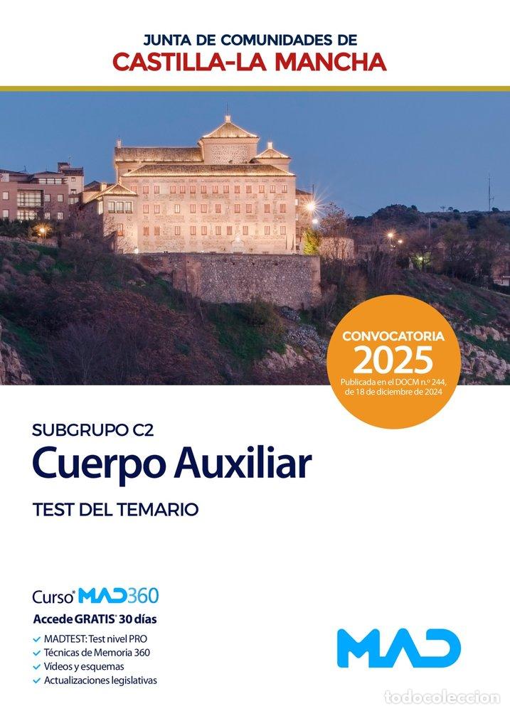Livros: CUERPO AUXILIAR SUBGRUPO C2 TEST CASTILLA LA MANCHA - AA.VV