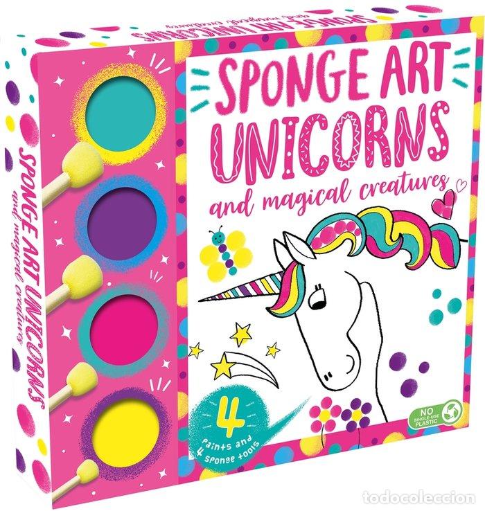 books: SPONGE ART UNICORNS AND MAGICAL CREATURES - IGLOOBOOKS