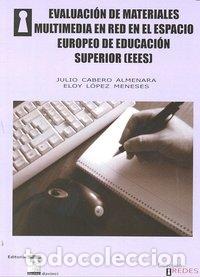 Livres: EVALUACION MATERIALES MULTIMEDIA EN RED ESPACIO EUROPEO E.S. - CABERO ALMENARA, J.