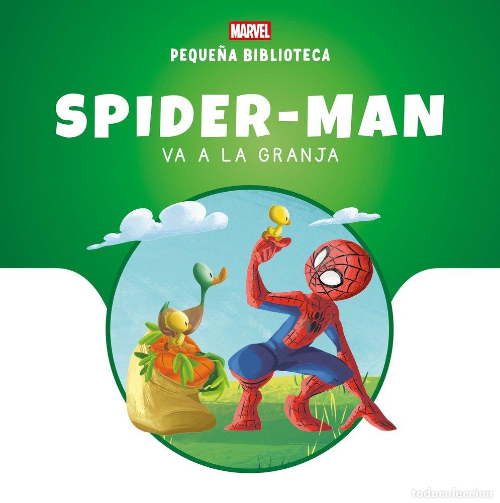 Libri: PEQUE&Ntilde;A BIBLIOTECA DISNEY SPIDER-MAN VA A LA GRANJA - MARVEL