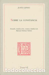 Livres: SOBRE LA CONSTANCIA - LIPSIO, JUSTO