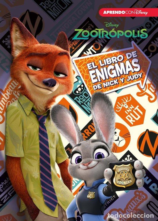 Livres: ZOOTROPOLIS EL LIBRO DE ENIGMAS DE NICK Y JUDY - AA.VV