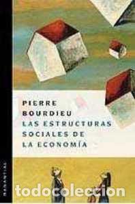 Livros: ESTRUCTURAS SOCIALES DE LA ECONOMIA - PIERRE BOURDIEU