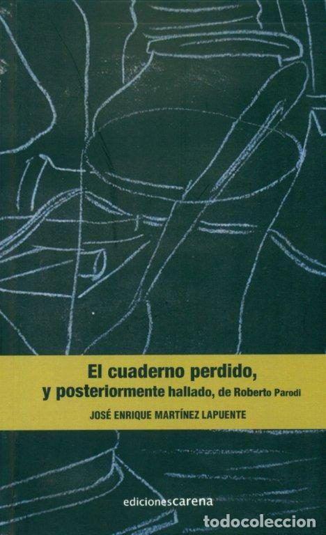 Libros: CUADERNO PERDIDO,EL - MARTINEZ LAPUENTE, JOSE ENRIQUE