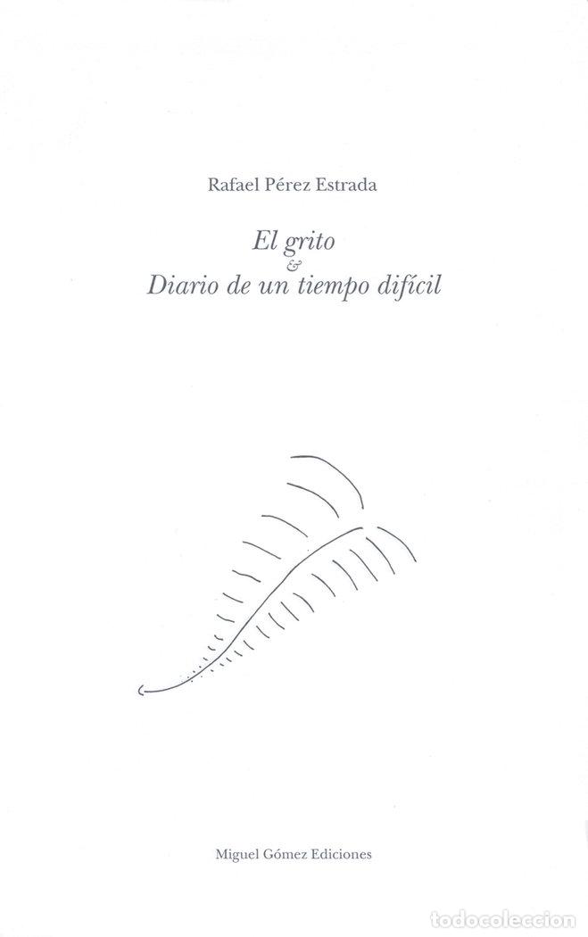 Libros: GRITO DIARIO DE UN TIEMPO DIFICIL - PEREZ ESTRADA, RAFAEL