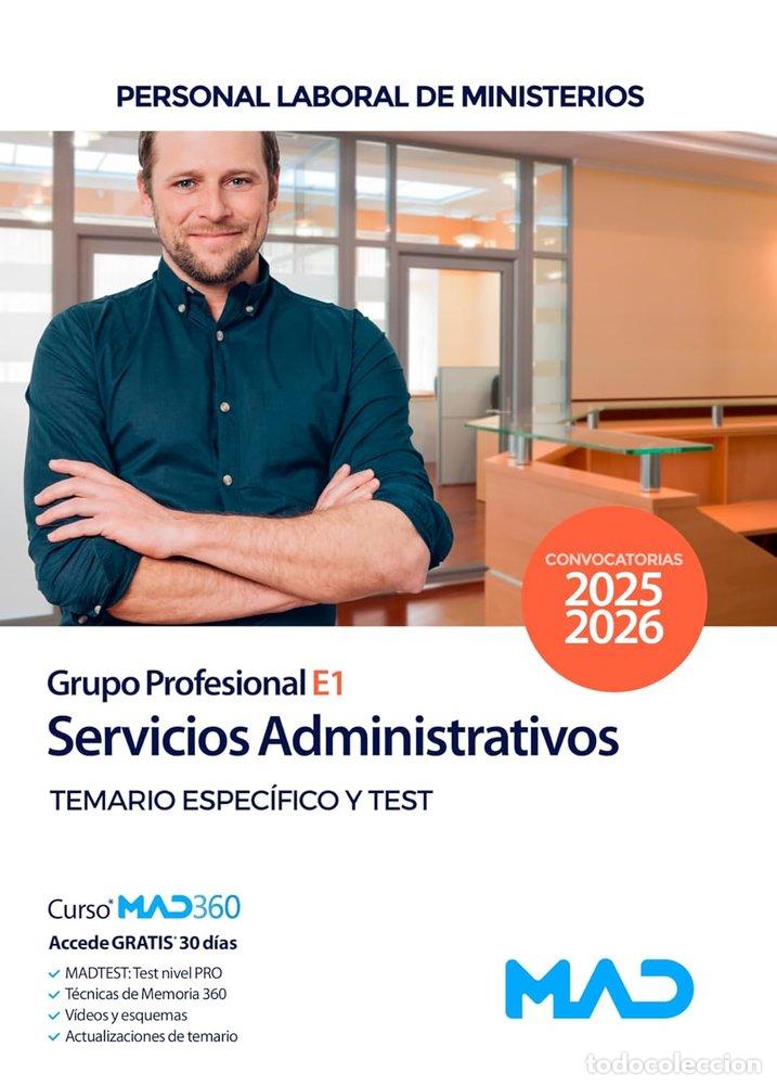 Livros: SERVICIO ADMINISTRATIVO GRUPO PROFESIONAL E1 TEMARIO ESPECIF - AA.VV