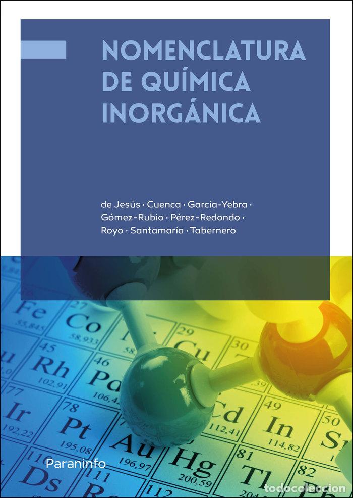 Libros: NOMENCLATURA EN QUIMICA INORGANICA - PEREZ REDONDO, ADRIAN