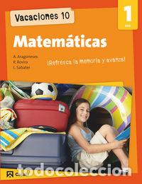 Libros: VACACIONES 10 MATEMATICAS 1&ordm;ESO 13 REFRESCA MEMORIA - AA.VV
