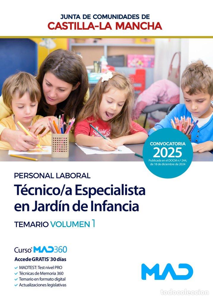 Libros: TECNICO/A ESPECIALISTA JARDIN INFANCIA TEMARIO VOL 1 - AA.VV.