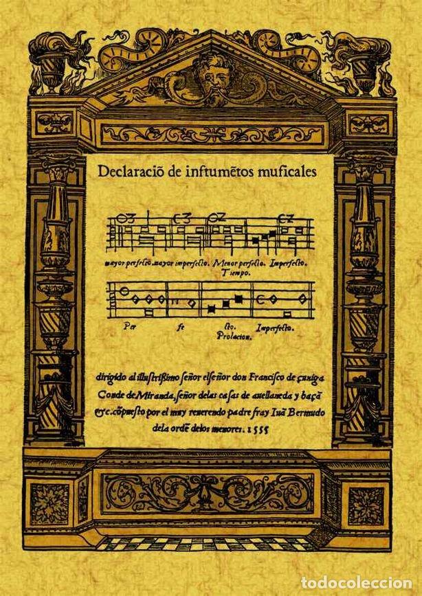 Livres: DECLARACION DE INSTRUMENTOS MUSICALES - BERMUDO, JUAN