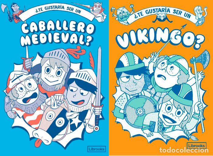 Livros: TE GUSTARIA SER UN CABALLERO MEDIEVAL O UN VIKINGO - AA.VV