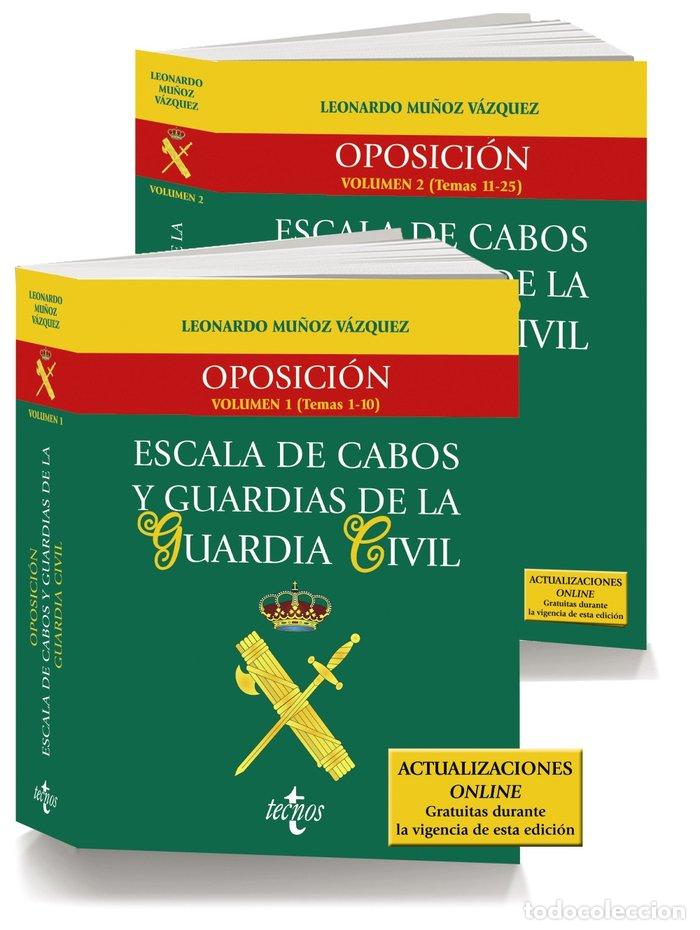 Libri: PACK OPOSICION ESCALA DE CABOS Y GUARDIAS DE LA GUARDIA CIVI - MU&Ntilde;OZ VAZQUEZ, LEONARDO