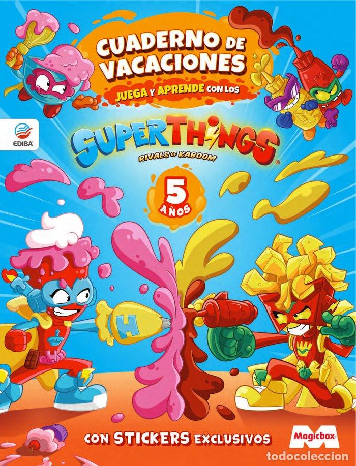 Livros: CUADERNO DE VACACIONES JUEGA Y APRENDE SUPERTHINGS LEGENDS - EDIBA EUROPA EON SL