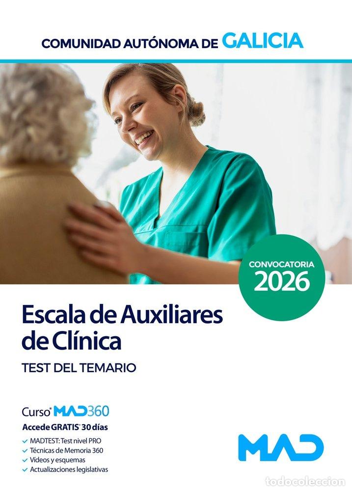Libros: ESCALA AUXILIAR CLINICA TEST TEMARIO COMUNIDAD ALICIA - AA.VV