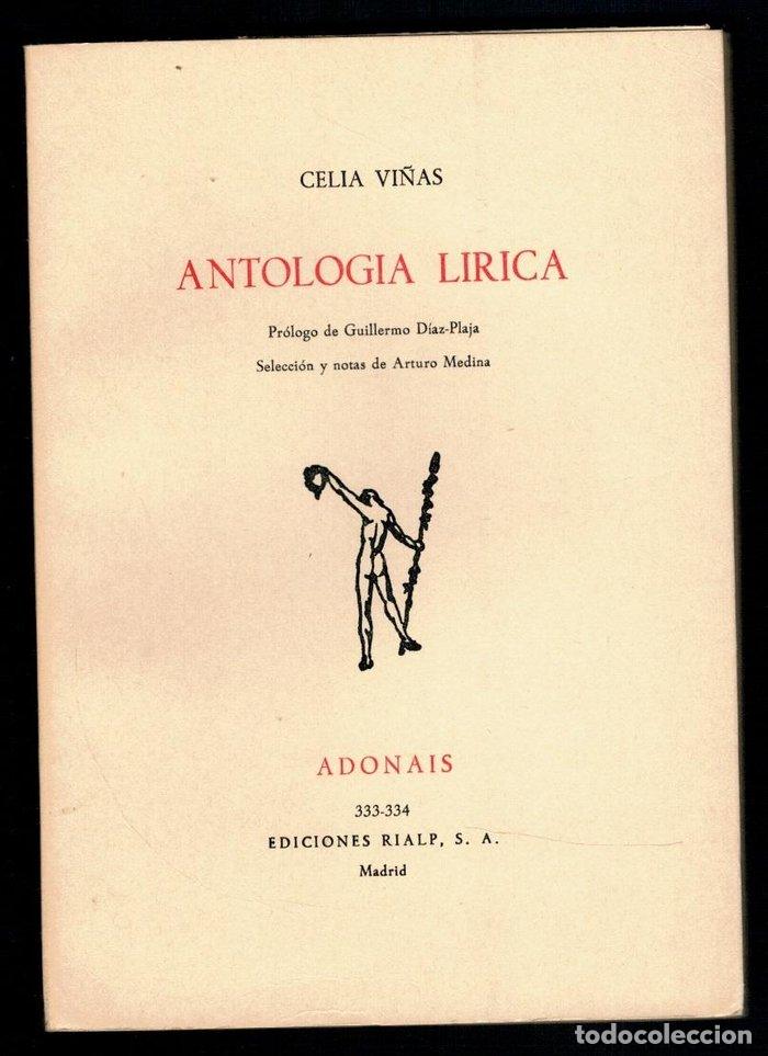 Libros: ANTOLOGIA POETICA CELIA VI&Ntilde;ALS - VINALS