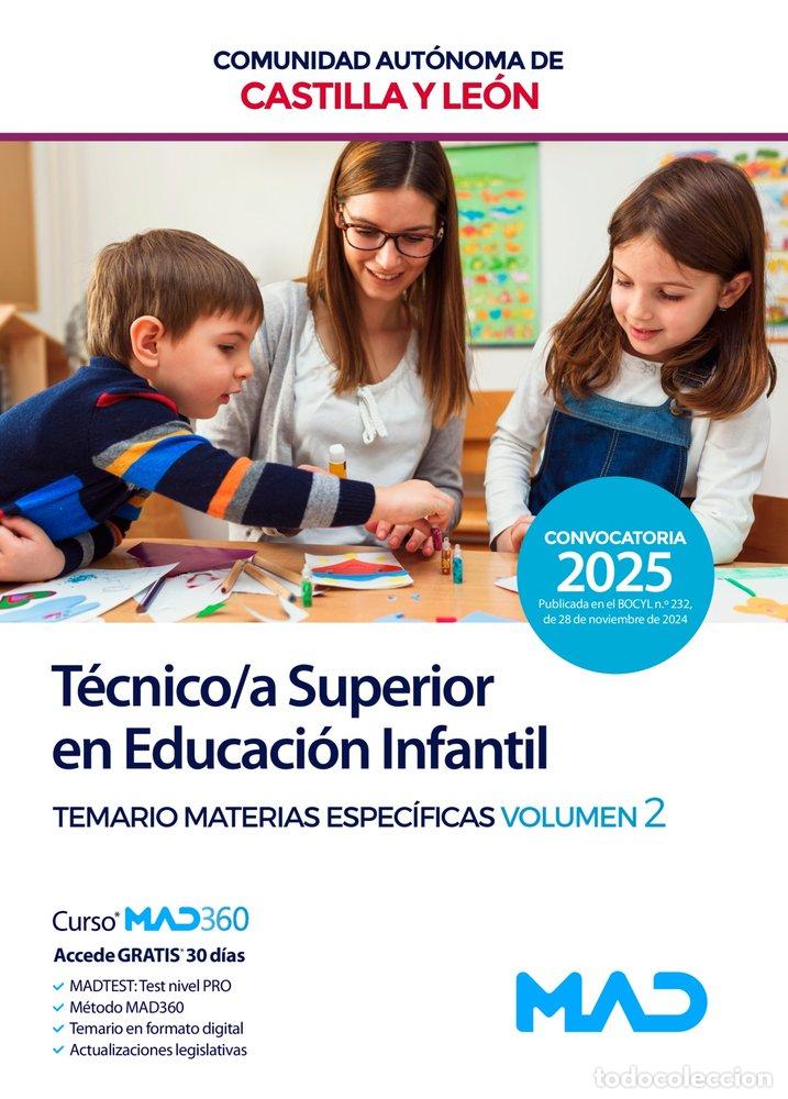 Libros: TECNICO/A SUPERIOR EDUCACION INFANTIL TEMARIO MATERIA 2 CAS - AA.VV