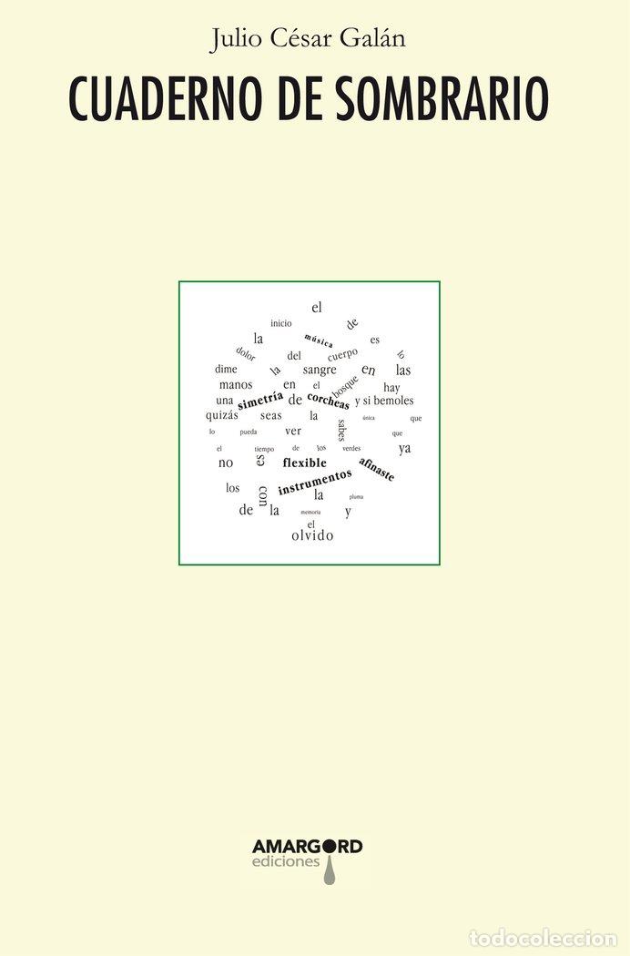 books: CUADERNO DE SOMBRARIO - GALAN, JULIO CESAR