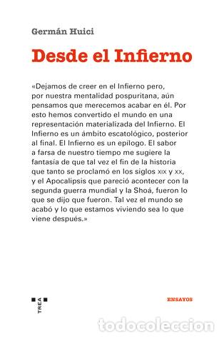 Libros: DESDE EL INFIERNO - HUICI ESCRIBANO, GERMAN