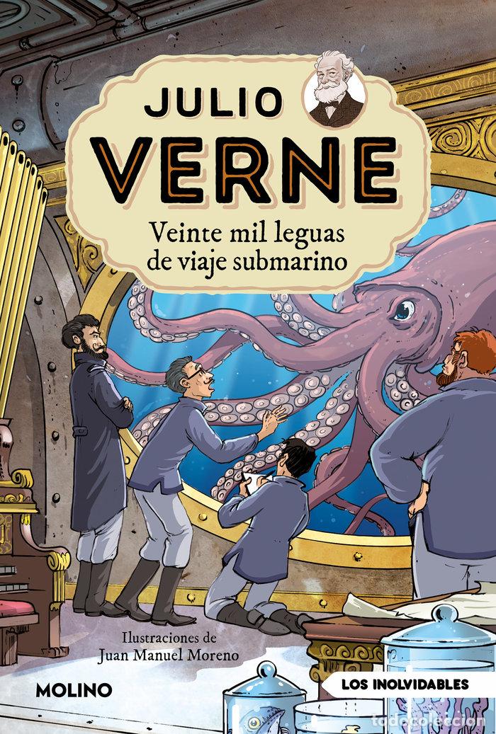 Livros: JULIO VERNE VEINTE MIL LEGUAS DE VIAJE SUBMARINO ILUSTRADA - VERNE, JULIO