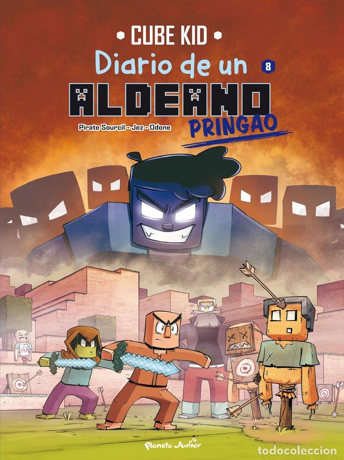 Libri: MINECRAFT DIARIO DE UN ALDEANO PRINGAO COMIC 8 - CUBE KID