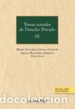 Livres: TEMAS ACTUALES DE DERECHO PRIVADO III - .