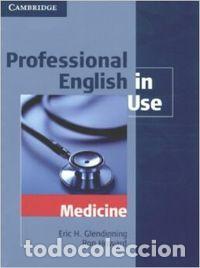 Livres: PROFESSIONAL ENGLISH IN USE MEDICINE PAPERBACK - AA.VV