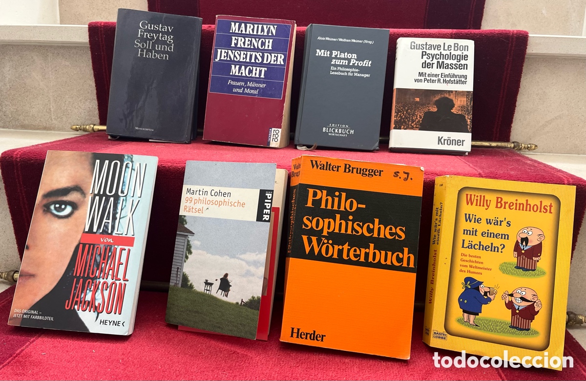 books: Lote de 8 livros em alem&atilde;o