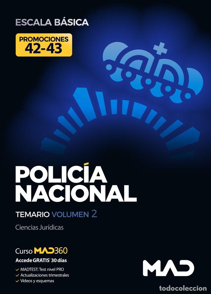 Libri: POLICIA NACIONAL ESCALA BASICA PROMOCION 42 TEMARIO VOL 2 - AA.VV.