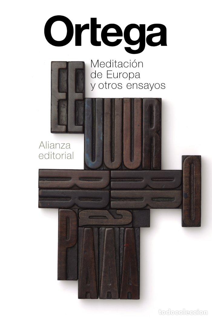 Livres: MEDITACION DE EUROPA Y OTROS ENSAYOS - ORTEGA Y GASSET, JOSE