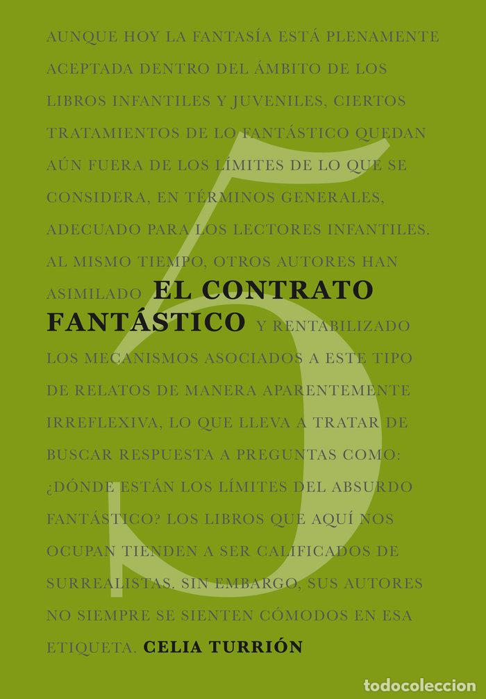Libros: EL CONTRATO FANTASTICO - TURRION PENELAS, CELIA