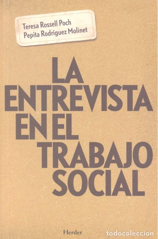 books: ENTREVISTA EN EL TRABAJO SOCIAL,LA - ROSELL POCH, TERESA